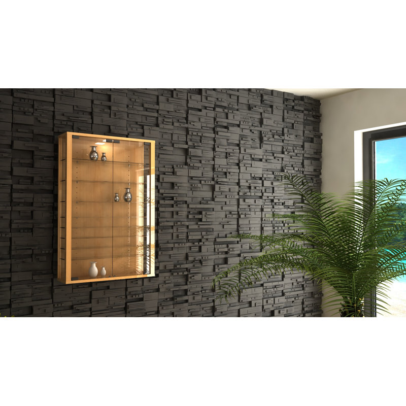 VCM Vitrine Vitrosa mit Beleuchtung & Bewertungen | Wayfair.de